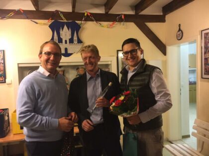 Landrat Markus Bauer, Torsten Reinharz und Dr. Roger Stöcker